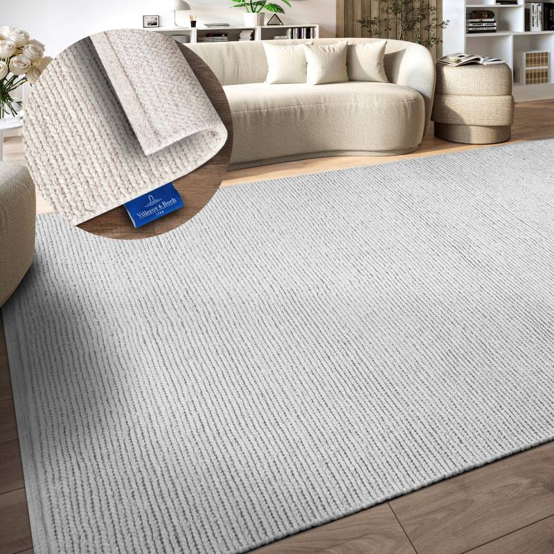 Villeroy & Boch Wollteppich "Francois" rechteckig 7 mm Höhe in rund, oval, Läufer, handgewebt, Wolle, Wohnzimmer, Schlafzimmer von Villeroy & Boch