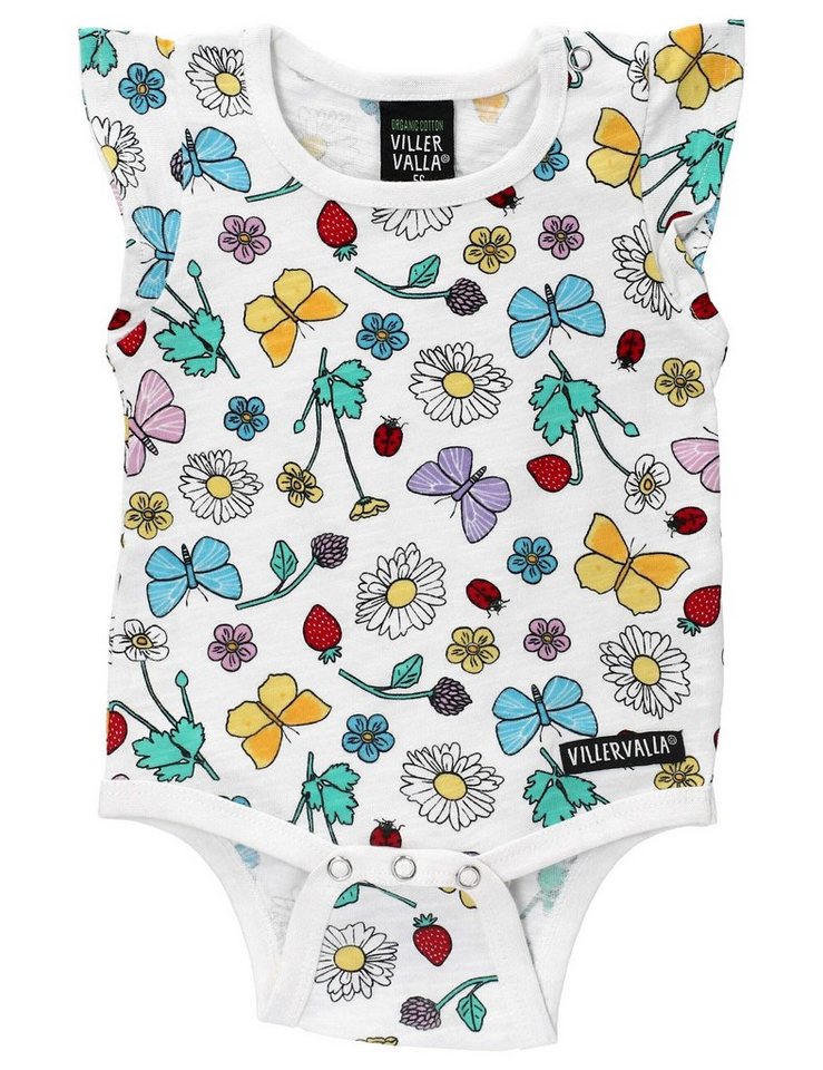 Villervalla Body Body Blume Rüschen (1-tlg) 100% Baumwolle von Villervalla