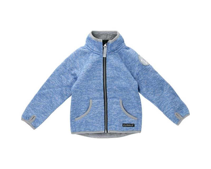 Villervalla Fleecejacke Stern Unisex Kinder Strickjacke, Übergangsjacke, Sweatjacke, Outdoorjacke, Wanderjacke von Villervalla