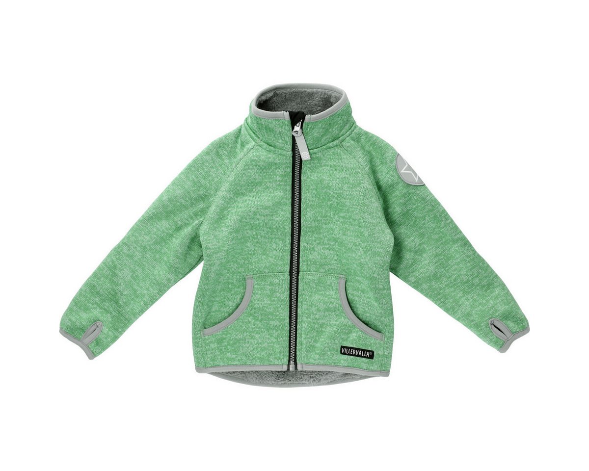 Villervalla Fleecejacke Stern Unisex Kinder Strickjacke, Übergangsjacke, Sweatjacke, Outdoorjacke, Wanderjacke von Villervalla