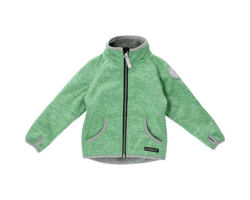 Villervalla Fleecejacke Stern Unisex Kinder Strickjacke, Übergangsjacke, Sweatjacke, Outdoorjacke, Wanderjacke von Villervalla
