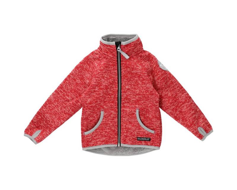 Villervalla Fleecejacke Stern Unisex Kinder Strickjacke, Übergangsjacke, Sweatjacke, Outdoorjacke, Wanderjacke von Villervalla