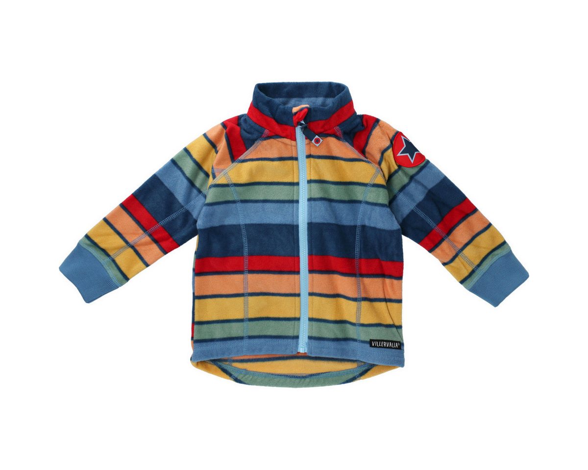 Villervalla Fleecejacke Streifen Unisex Kinder Strickjacke, Übergangsjacke, Sweatjacke, Outdoorjacke, Wanderjacke Villervalla Fleecejacke Streifen Unisex Kinder Strickjacke, Übergangsjacke, Sweatjacke, Outdoorjacke, Wanderjacke von Villervalla