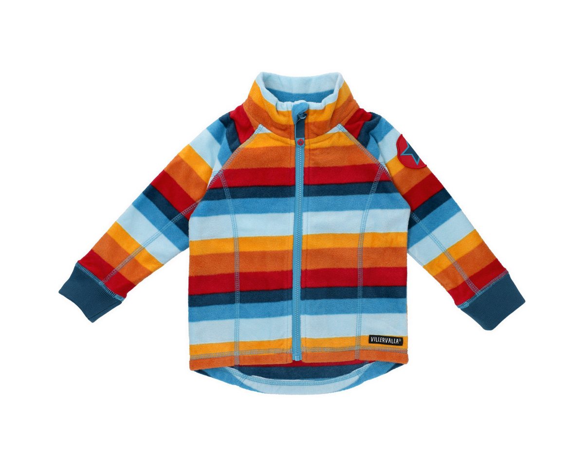 Villervalla Fleecejacke Streifen Unisex Kinder Strickjacke, Übergangsjacke, Sweatjacke, Outdoorjacke, Wanderjacke Villervalla Fleecejacke Streifen Unisex Kinder Strickjacke, Übergangsjacke, Sweatjacke, Outdoorjacke, Wanderjacke von Villervalla