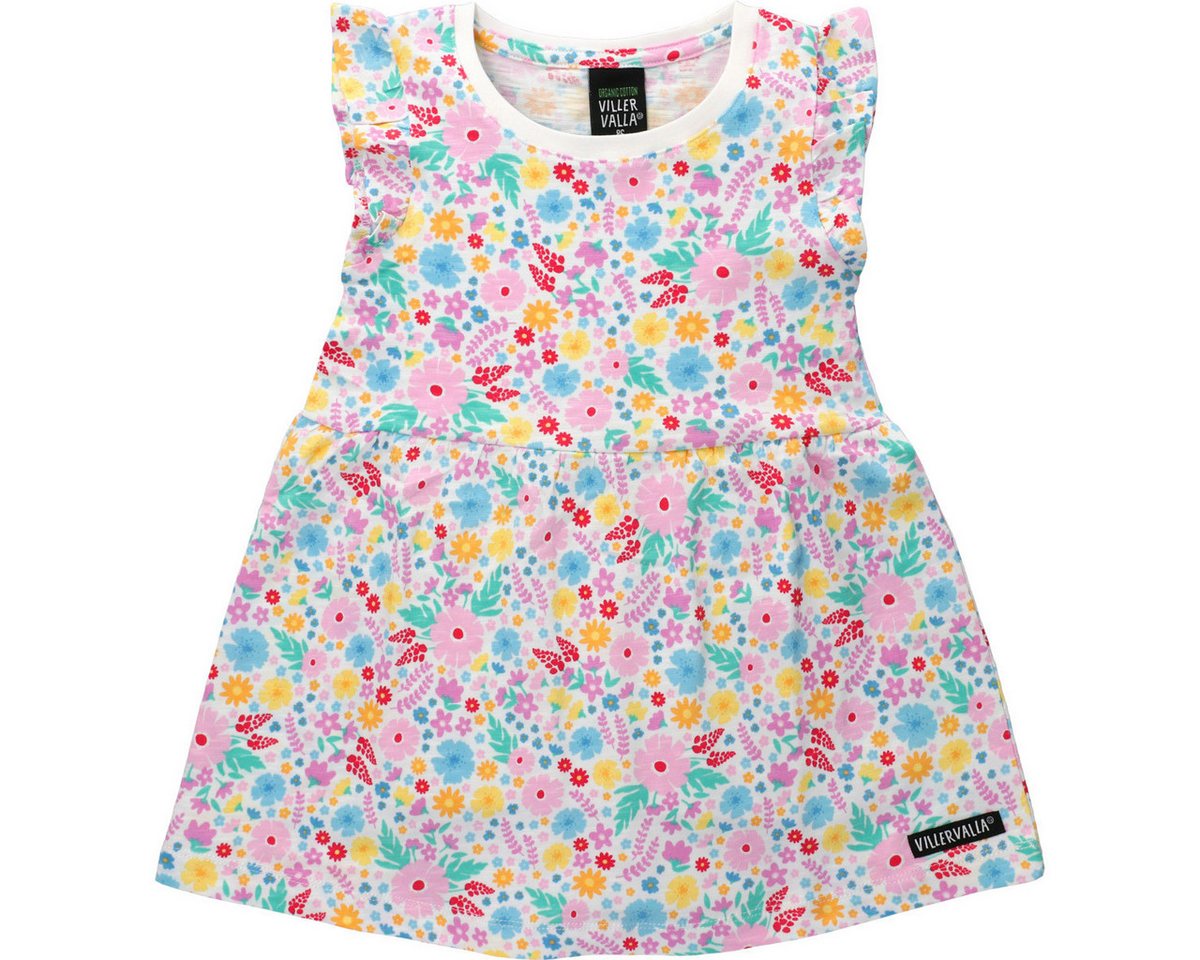 Villervalla Jerseykleid Blume Mädchen Bekleidung, Outfit, Dress, Robe, Sommerkleid von Villervalla