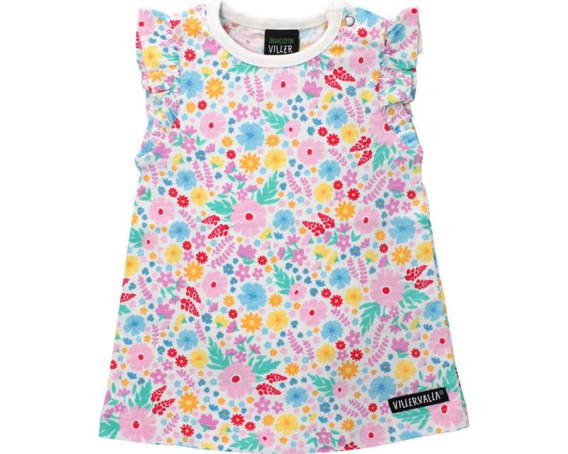 Villervalla Jerseykleid Blume Mädchen Bekleidung, Outfit, Dress, Robe, Sommerkleid von Villervalla