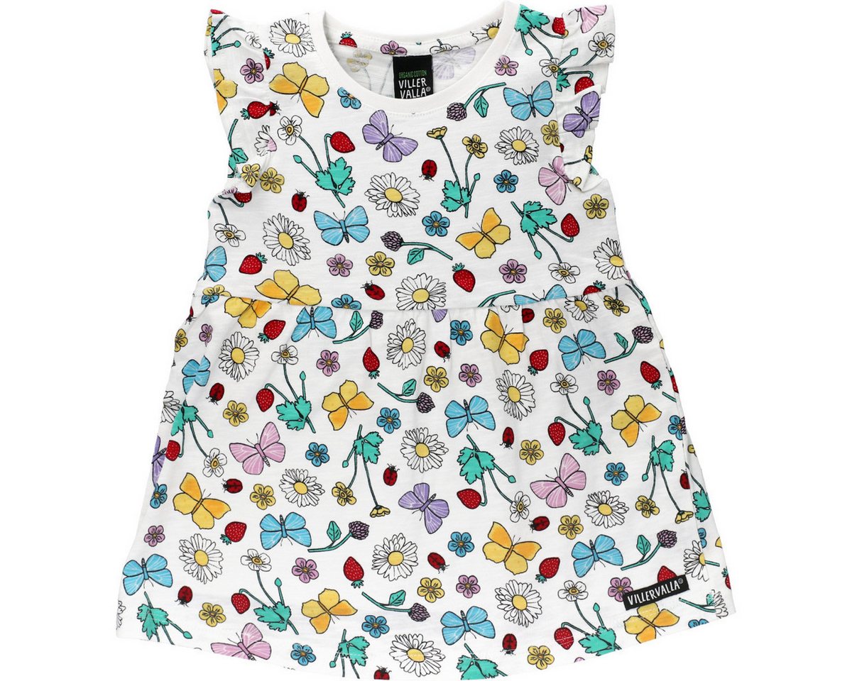 Villervalla Jerseykleid Flower Mädchen Bekleidung, Outfit, Dress, Robe, Sommerkleid von Villervalla