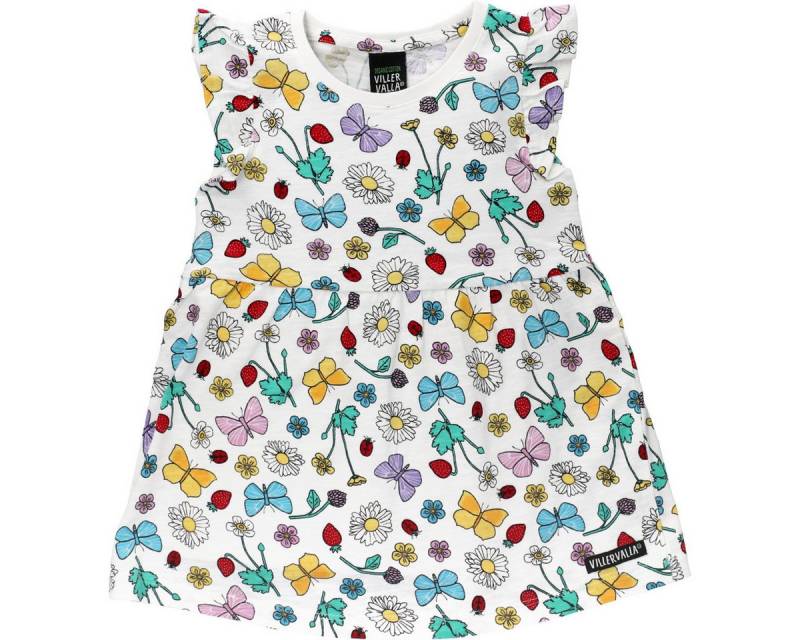 Villervalla Jerseykleid Flower Mädchen Bekleidung, Outfit, Dress, Robe, Sommerkleid von Villervalla