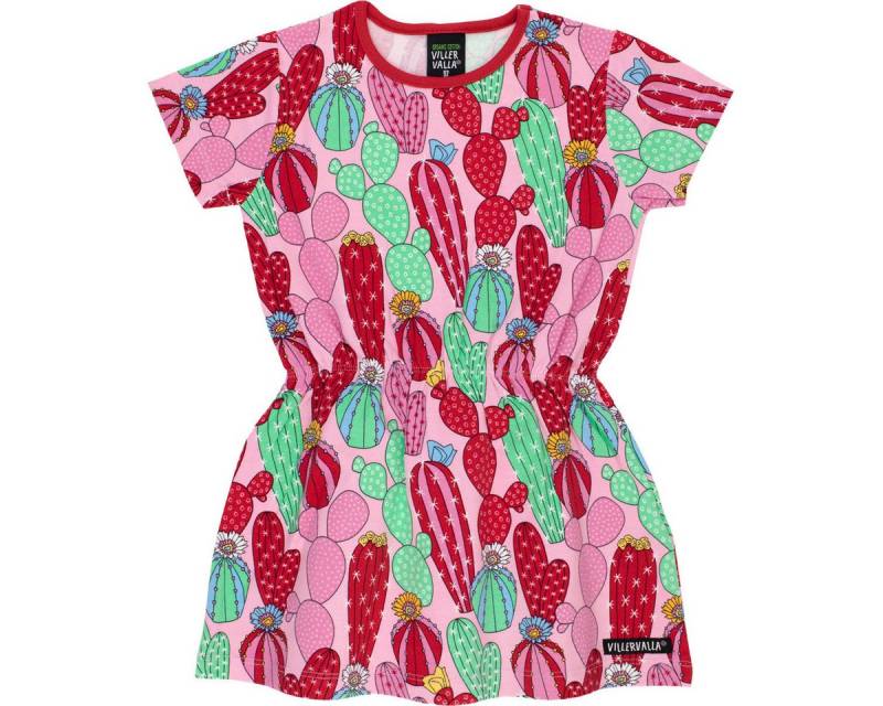 Villervalla Jerseykleid Kaktus Mädchen Bekleidung, Outfit, Dress, Robe, Sommerkleid von Villervalla