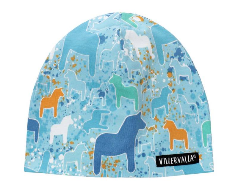 Villervalla Jerseymütze Dala Unisex Kinder (1-St) Beanie, Kopfbedeckung, Wintermütze, Strickmütze, Funktionsmütze von Villervalla