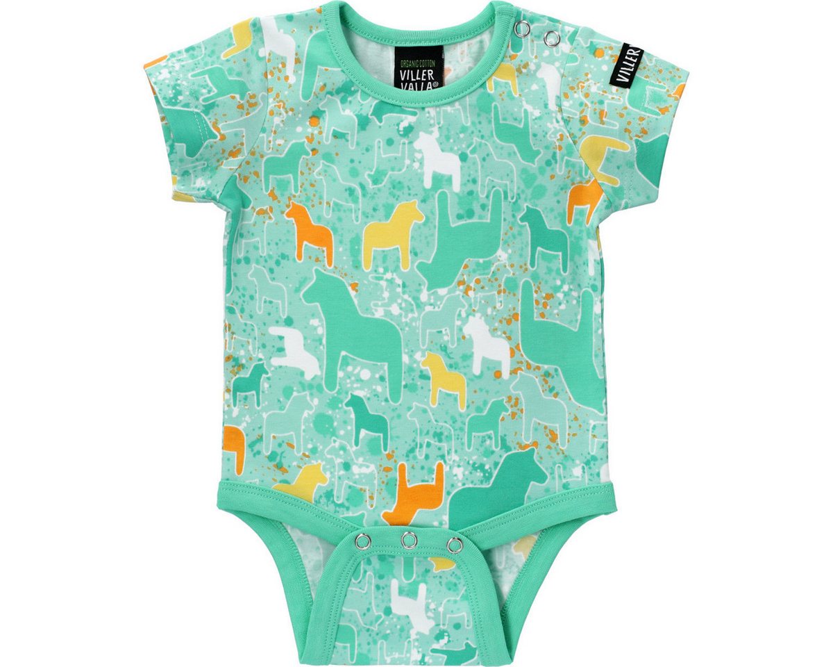 Villervalla Kurzarmbody Dala Unisex Kinder Kleidbody, Body mit Rock, Bodysuit-Kleid, Bodykleidchen, Body-Dress von Villervalla