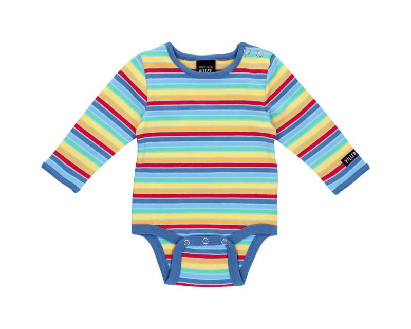 Villervalla Langarmbody Streifen Unisex Kinder (1-tlg) Langarm Einteiler, Body, Longsleeve-Body, Bodysuit, Stretchbody von Villervalla