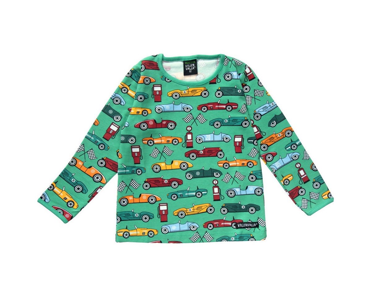 Villervalla Langarmshirt Race Car Unisex Kinder Pullover, Sweatshirt, Pulli, Shirt, Longsleeve von Villervalla