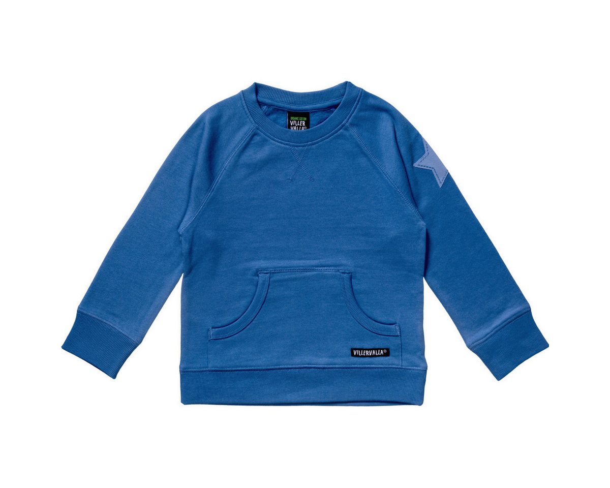 Villervalla Langarmshirt Stern Unisex Kinder Pullover, Sweatshirt, Pulli, Shirt, Longsleeve von Villervalla