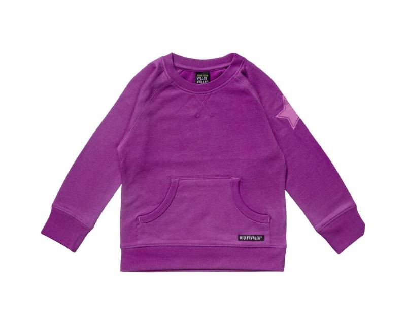 Villervalla Langarmshirt Stern Unisex Kinder Pullover, Sweatshirt, Pulli, Shirt, Longsleeve von Villervalla