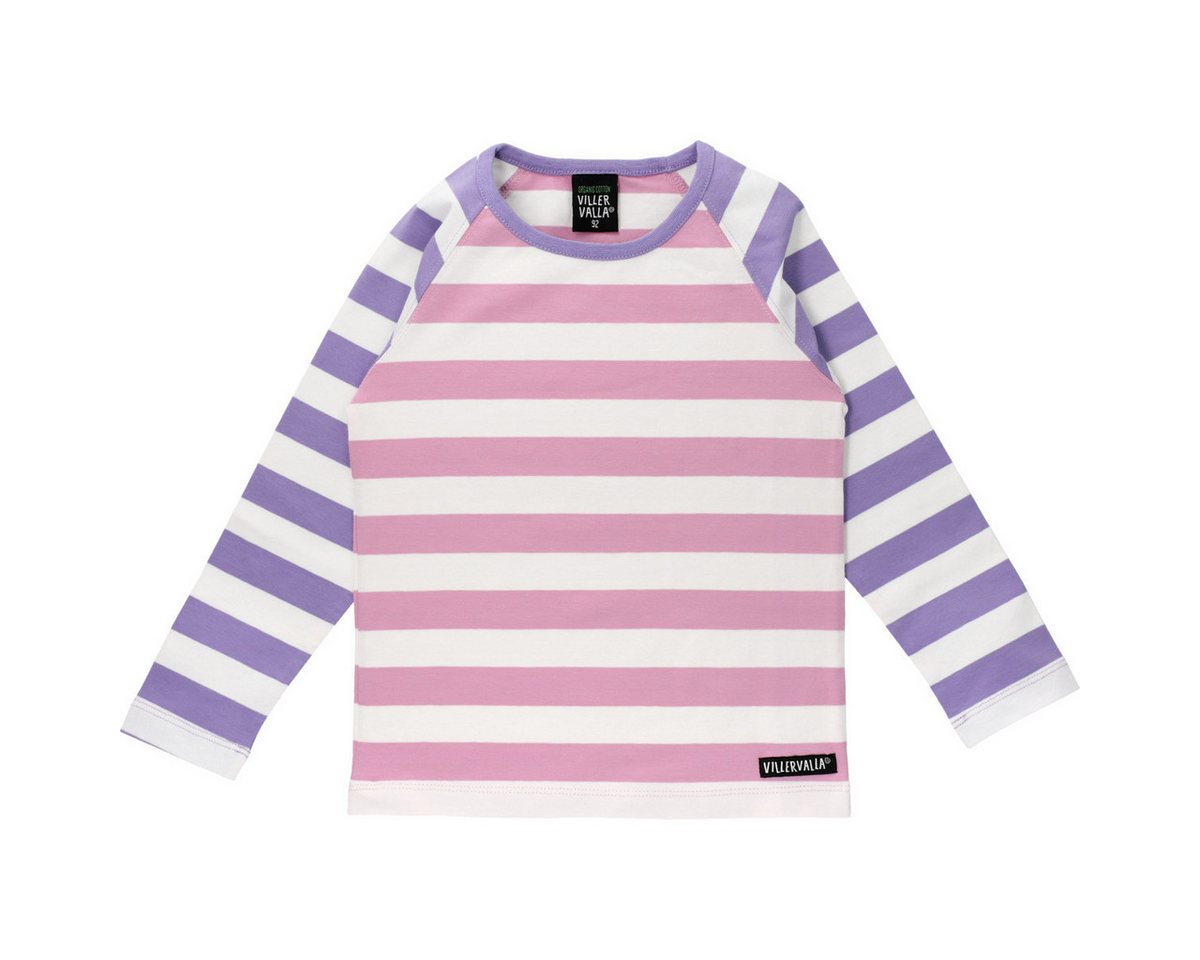 Villervalla Langarmshirt Streifen Mädchen Pullover, Sweatshirt, Pulli, Shirt, Longsleeve von Villervalla