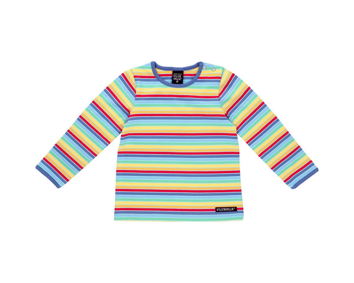 Villervalla Langarmshirt Streifen Unisex Kinder Pullover, Sweatshirt, Pulli, Shirt, Longsleeve von Villervalla