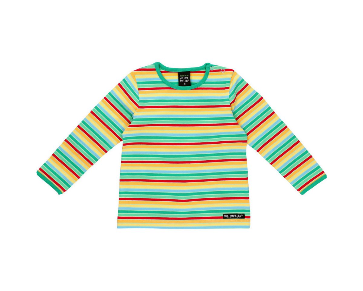 Villervalla Langarmshirt Streifen Unisex Kinder Pullover, Sweatshirt, Pulli, Shirt, Longsleeve von Villervalla