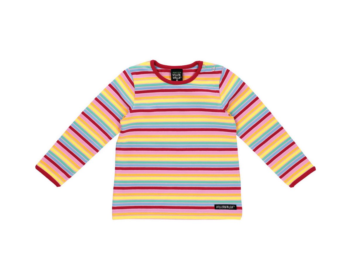 Villervalla Langarmshirt Streifen Unisex Kinder Pullover, Sweatshirt, Pulli, Shirt, Longsleeve von Villervalla