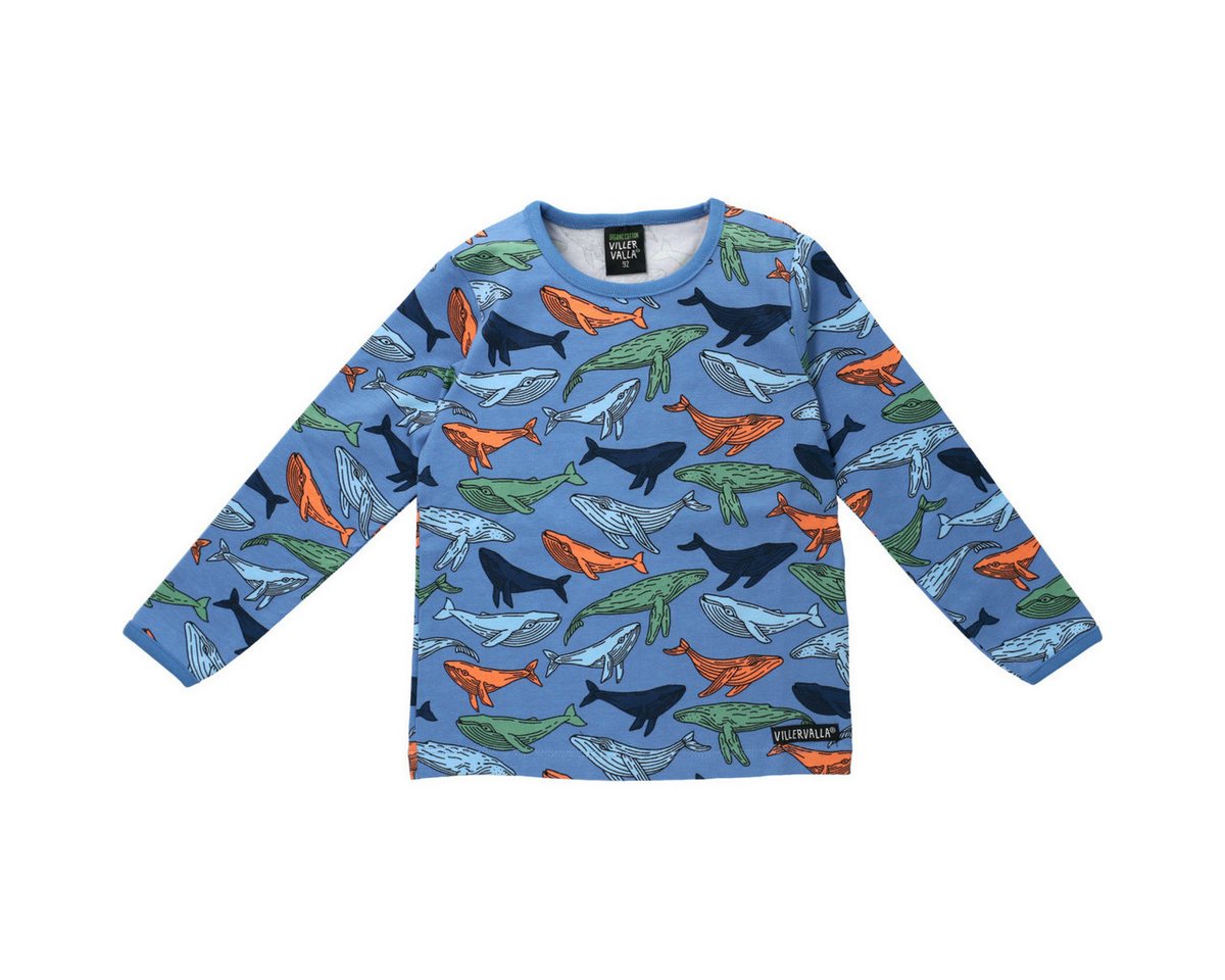 Villervalla Langarmshirt Wal Unisex Kinder Pullover, Sweatshirt, Pulli, Shirt, Longsleeve Villervalla Langarmshirt Wal Unisex Kinder Pullover, Sweatshirt, Pulli, Shirt, Longsleeve von Villervalla