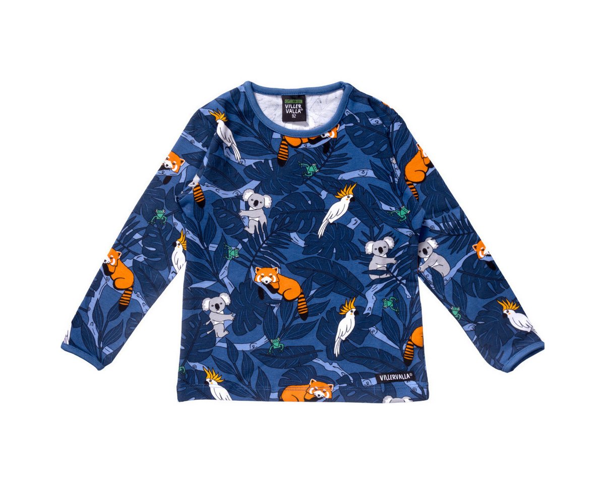 Villervalla Langarmshirt Wildtiere XT Unisex Kinder Pullover, Sweatshirt, Pulli, Shirt, Longsleeve von Villervalla