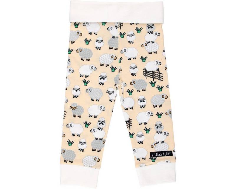 Villervalla Leggings Schaf Unisex Kinder (1-tlg) Jogginghose, Sportbekleidung, Tights, Sporthose, Sportswear von Villervalla