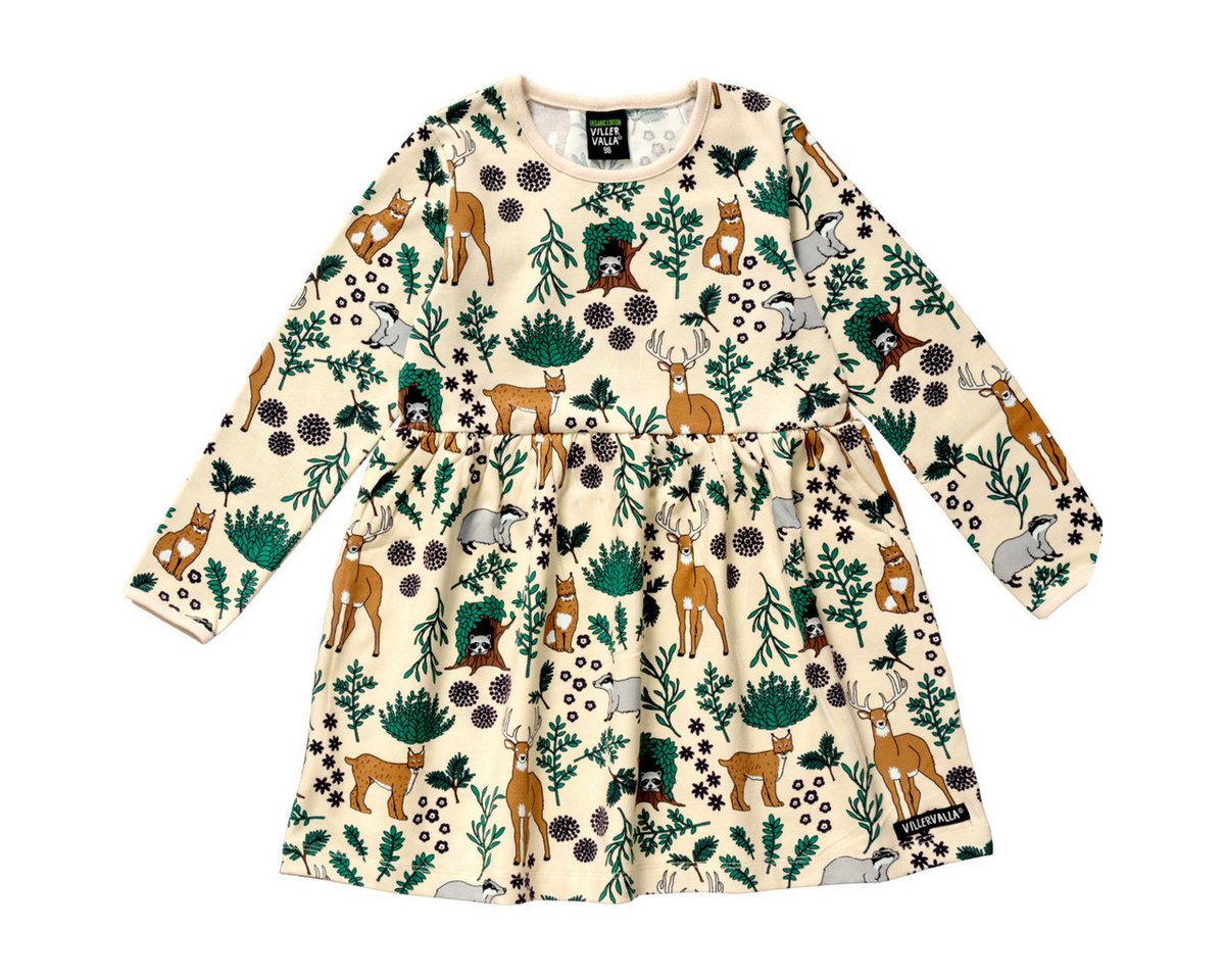Villervalla Midikleid Winter Forest Mädchen (1-tlg) Bekleidung, Outfit, Dress, Robe, Midikleid von Villervalla