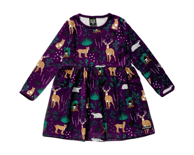 Villervalla Midikleid Winter Forest Mädchen (1-tlg) Bekleidung, Outfit, Dress, Robe, Midikleid von Villervalla