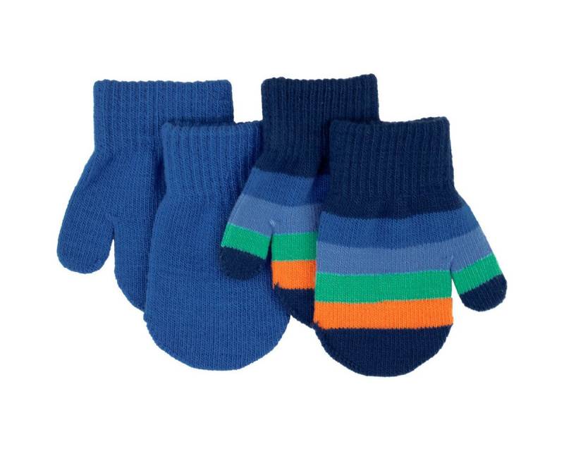 Villervalla Multisporthandschuhe Basic Streifen Unisex Kinder Fahrradhandschuhe, Thermo, Skihandschuhe, Fäustling, Fingerhandschuhe von Villervalla