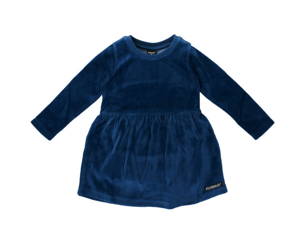 Villervalla Samtkleid Velours Mädchen (1-tlg) Kleid, Samtkleid, Winterkleid, Mädchenkleid, Kleidchen von Villervalla