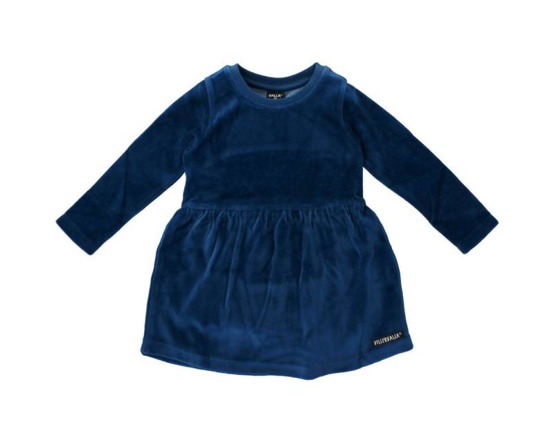 Villervalla Samtkleid Velours Mädchen (1-tlg) Kleid, Samtkleid, Winterkleid, Mädchenkleid, Kleidchen von Villervalla