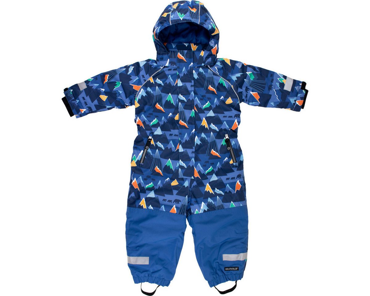 Villervalla Schneeoverall Mountain Unisex Kinder Skianzug, Winteranzug, Winteroverall, Winteranzug, Skioverall von Villervalla