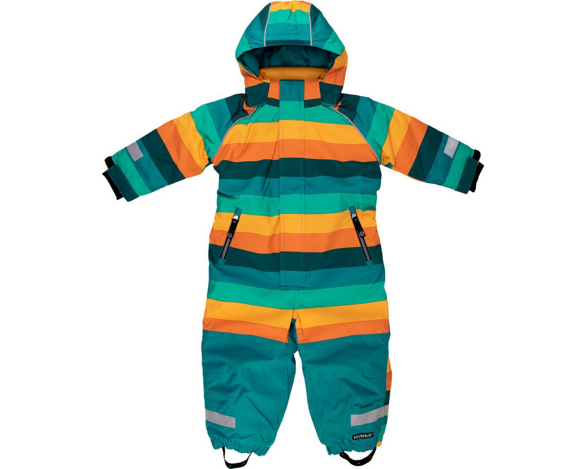 Villervalla Schneeoverall Streifen Unisex Kinder Skianzug, Winteranzug, Winteroverall, Winteranzug, Skioverall von Villervalla
