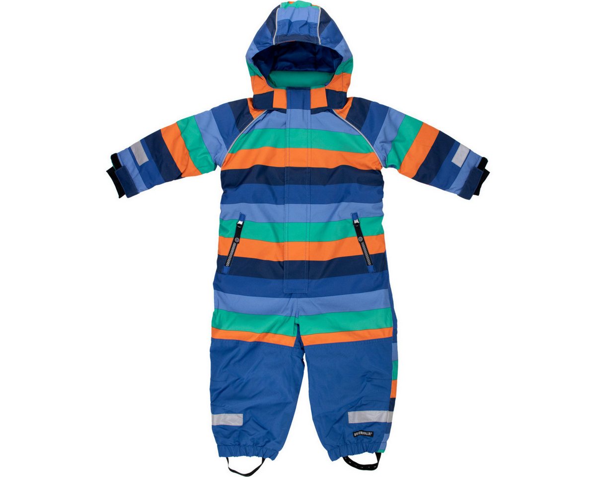 Villervalla Schneeoverall Streifen Unisex Kinder Skianzug, Winteranzug, Winteroverall, Winteranzug, Skioverall von Villervalla