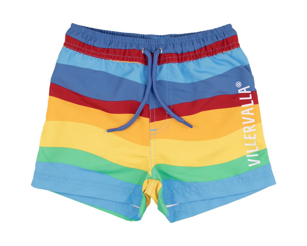 Villervalla Shorts Multi Wave Unisex Kinder (1-tlg) kurze Hose, Bermuda, Sporthose, Sommer Hose, Freizeithose von Villervalla
