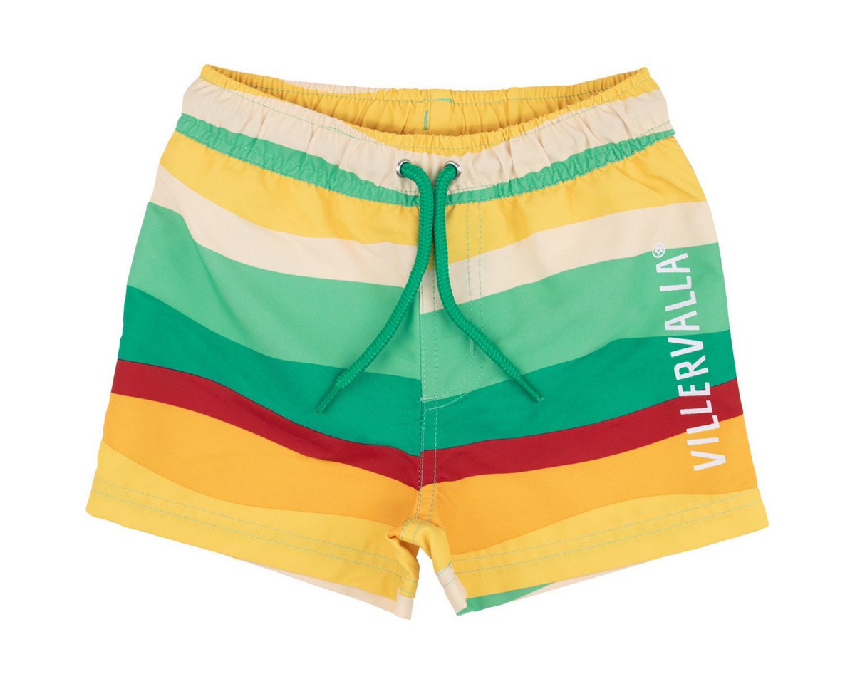 Villervalla Shorts Multi Wave Unisex Kinder (1-tlg) kurze Hose, Bermuda, Sporthose, Sommer Hose, Freizeithose von Villervalla