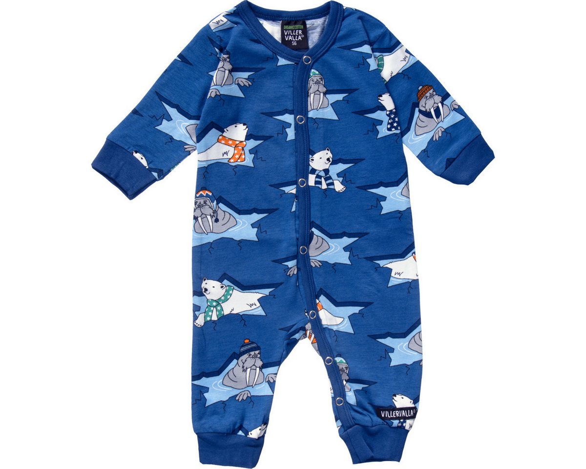 Villervalla Strampler Ice Star Unisex Kinder Einteiler, Overall, Babyanzug, Babyoverall, Babyanzug von Villervalla