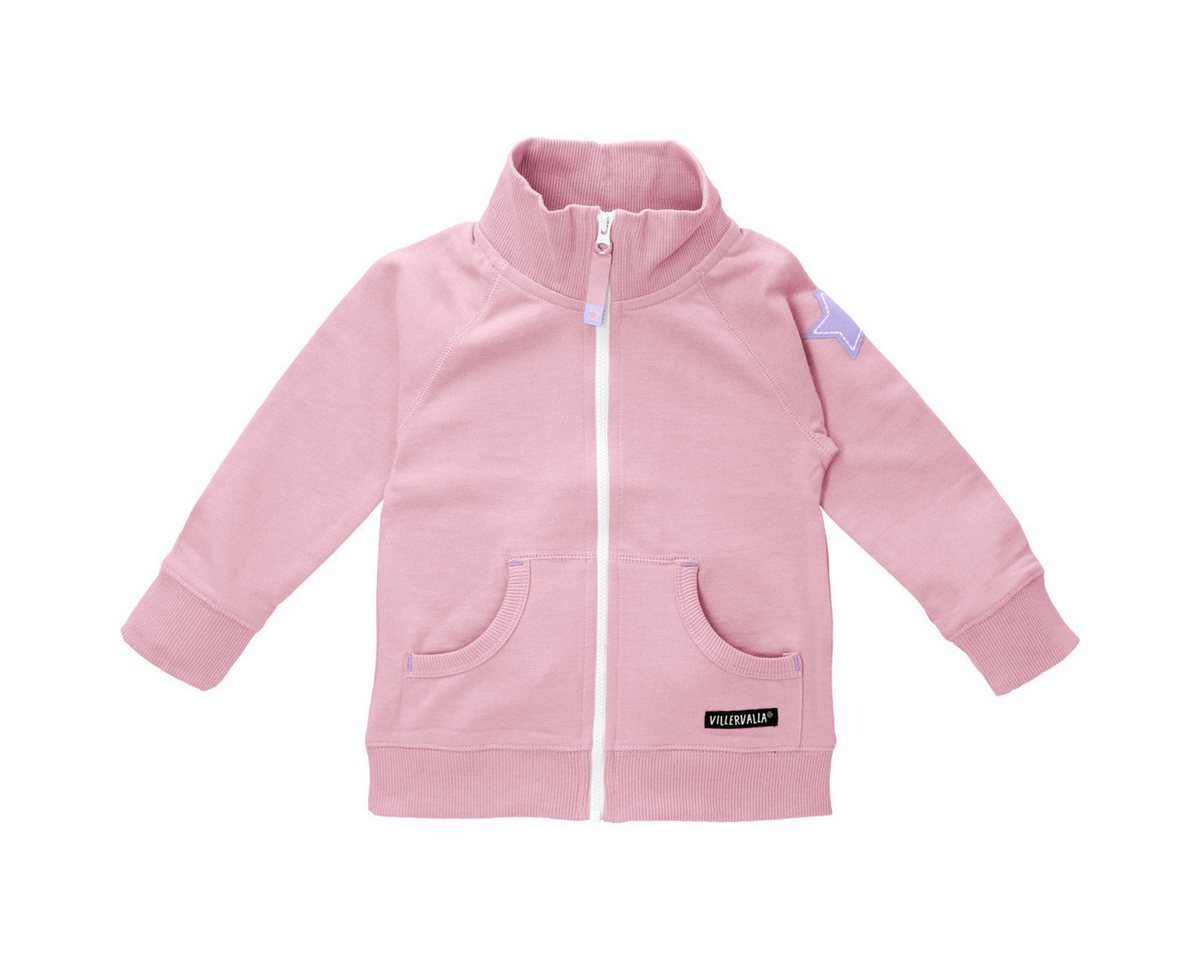 Villervalla Sweatjacke Stern Mädchen Zip Hoodie, Kapuzenjacke, Trainingsjacke, Zip Pullover, Freizeitjacke von Villervalla