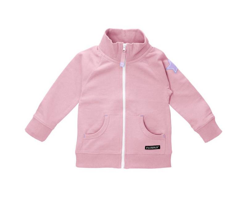Villervalla Sweatjacke Stern Mädchen Zip Hoodie, Kapuzenjacke, Trainingsjacke, Zip Pullover, Freizeitjacke von Villervalla