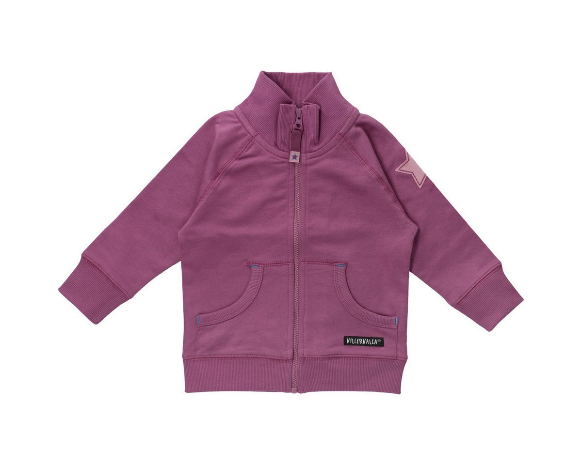 Villervalla Sweatjacke Stern XT Mädchen Zip Hoodie, Kapuzenjacke, Trainingsjacke, Zip Pullover, Freizeitjacke von Villervalla