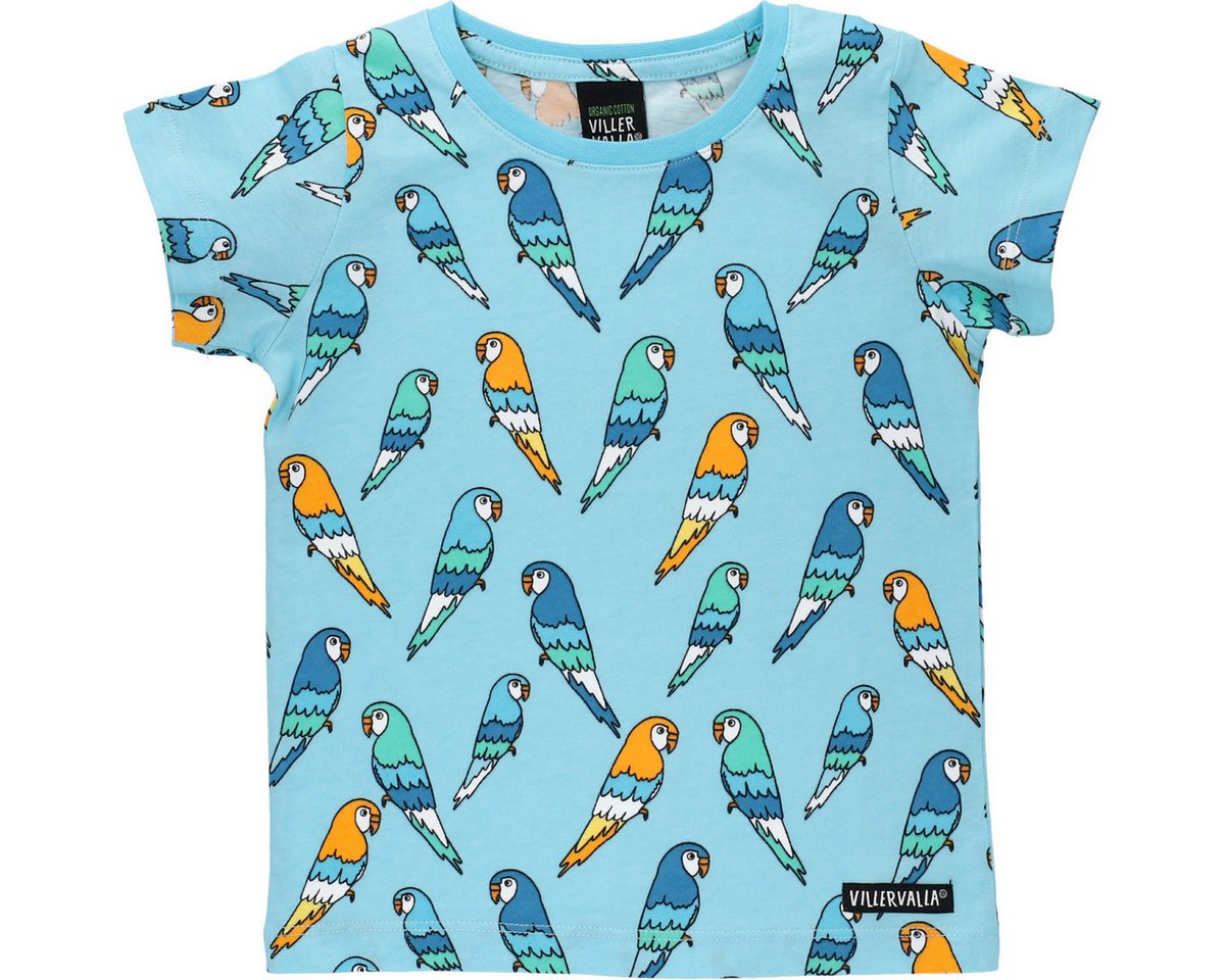 Villervalla T-Shirt Budgie Unisex Kinder (1-tlg) Shirt, Oberteil, Leibchen, Funktionsshirt, Shortsleeve Shirt von Villervalla