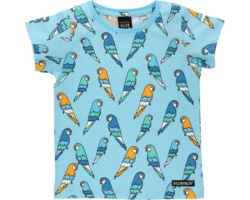 Villervalla T-Shirt Budgie Unisex Kinder (1-tlg) Shirt, Oberteil, Leibchen, Funktionsshirt, Shortsleeve Shirt von Villervalla