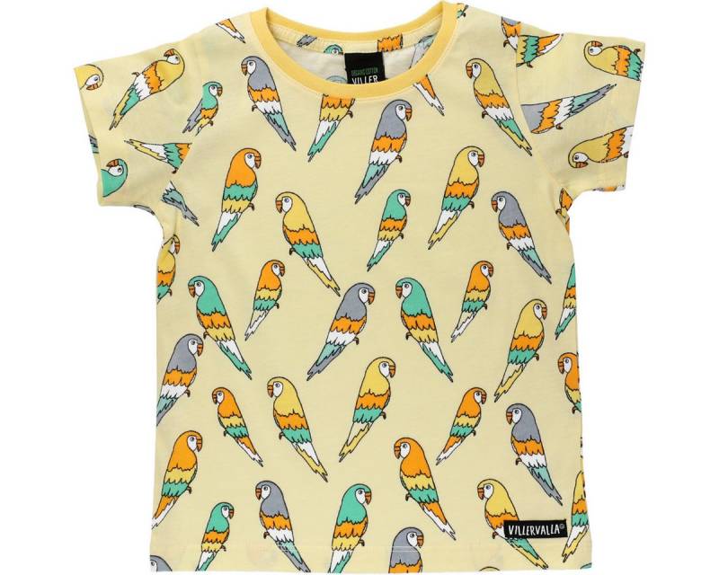 Villervalla T-Shirt Budgie Unisex Kinder (1-tlg) Shirt, Oberteil, Leibchen, Funktionsshirt, Shortsleeve Shirt von Villervalla