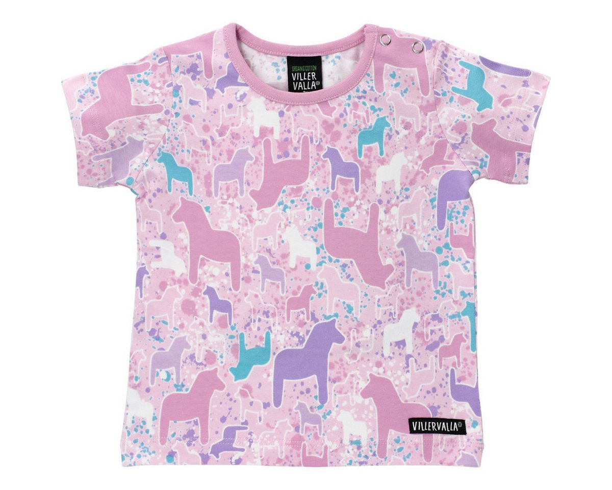 Villervalla T-Shirt Dala Mädchen (1-tlg) Shirt, Oberteil, Leibchen, Funktionsshirt, Shortsleeve Shirt von Villervalla