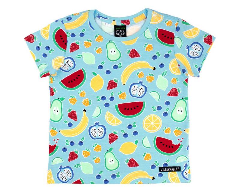 Villervalla T-Shirt Früchte Unisex Kinder (1-tlg) Shirt, Oberteil, Leibchen, Funktionsshirt, Shortsleeve Shirt von Villervalla