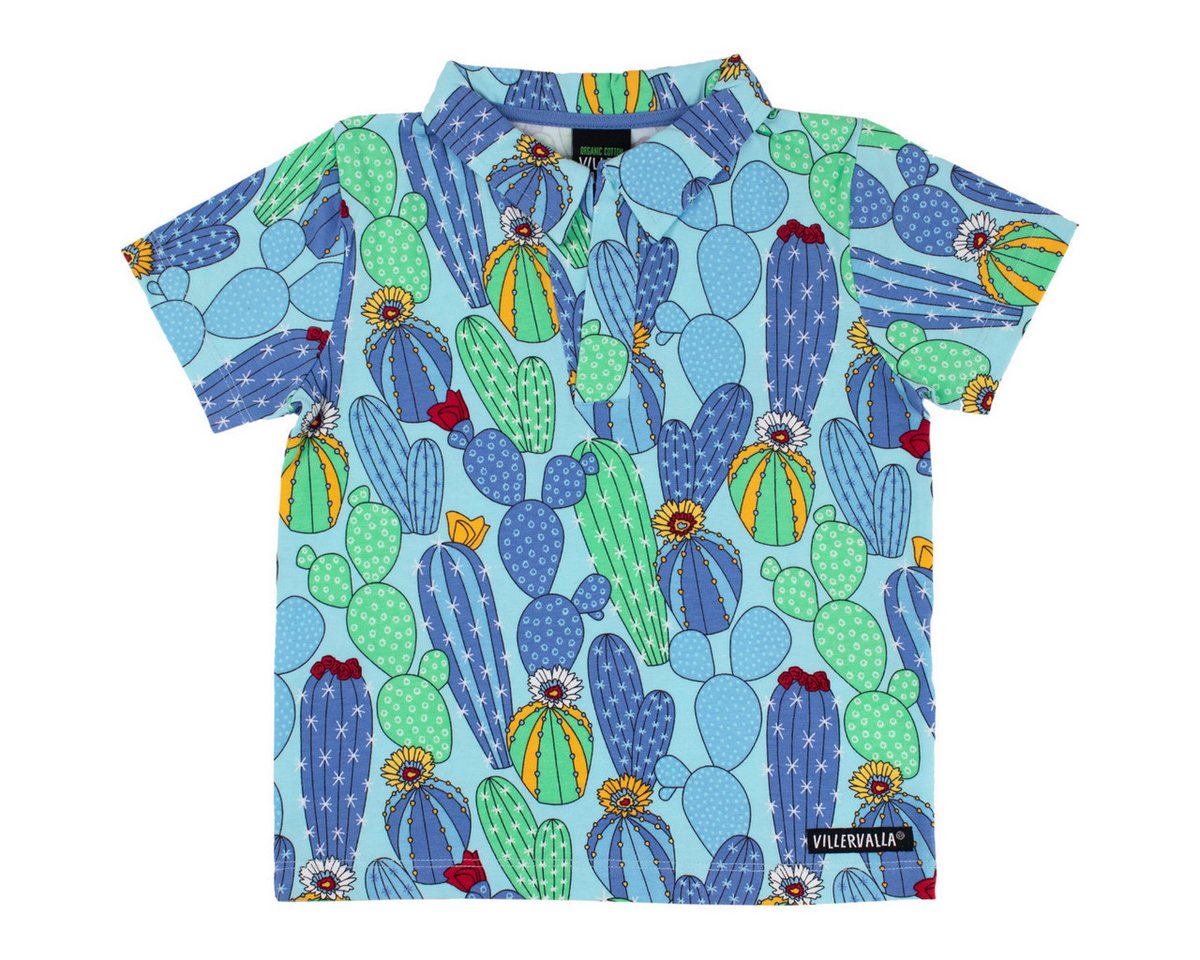 Villervalla T-Shirt Kaktus XT Unisex Kinder (1-tlg) Shirt, Oberteil, Leibchen, Funktionsshirt, Shortsleeve Shirt von Villervalla