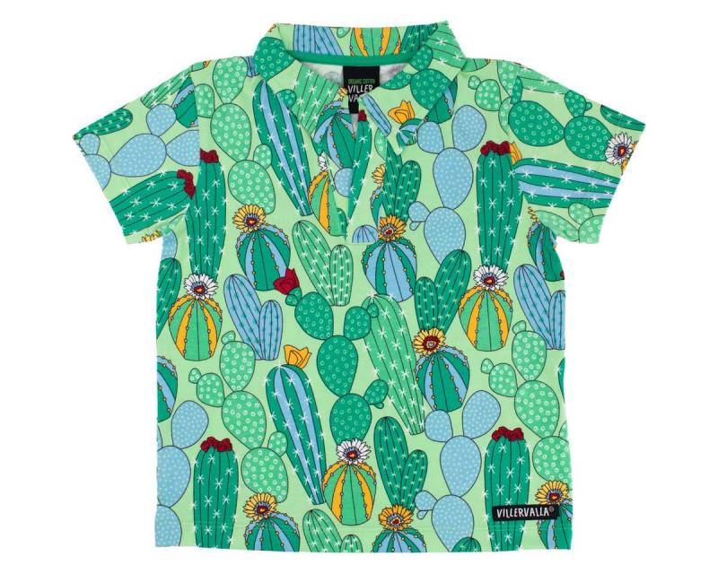 Villervalla T-Shirt Kaktus Unisex Kinder (1-tlg) Shirt, Oberteil, Leibchen, Funktionsshirt, Shortsleeve Shirt von Villervalla
