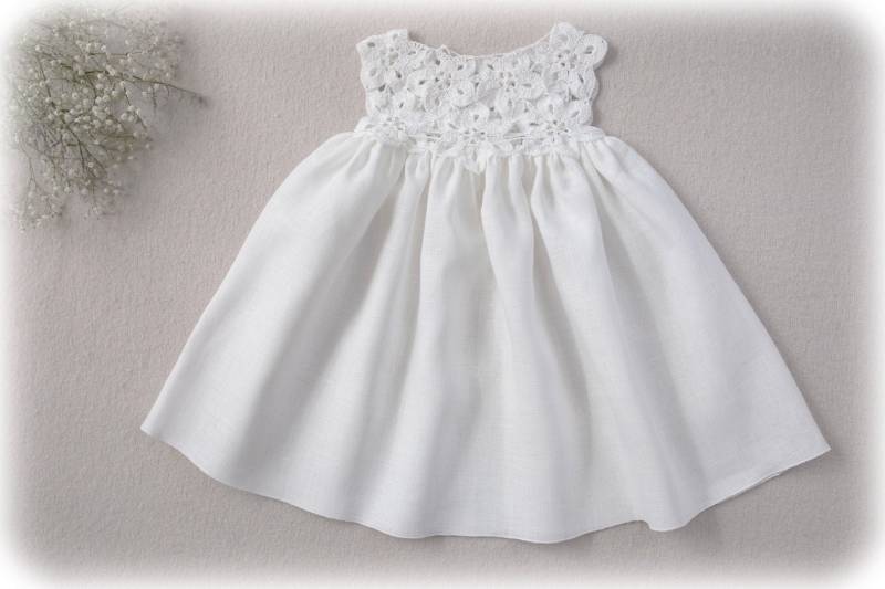 Taufkleid, Mädchenkleid, Hochzeitskleid, Blumenmädchenkleid von VilmaKenti