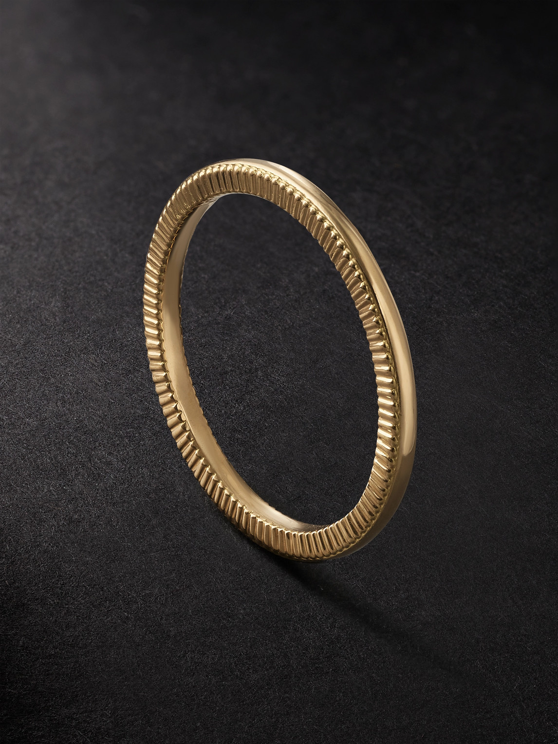 Viltier - Alliance Rayon Recycled-Gold Ring - Men - Gold - 60 von Viltier