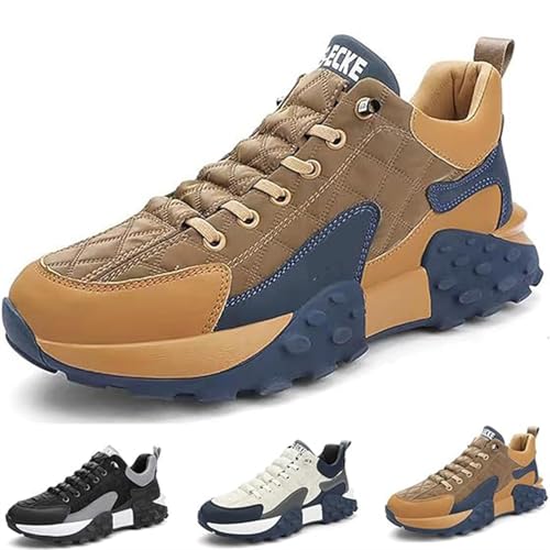 Orthopädischer Komfort-Sneaker for Herren 2024, orthopädische Slip-On-Schuhe for Herren 2024, Softsfeel Herren-Schuhe zur Linderung von Fußschmerzen, perfekte Wanderschuhe ( Color : Brown , Size : 44 von Vimlo